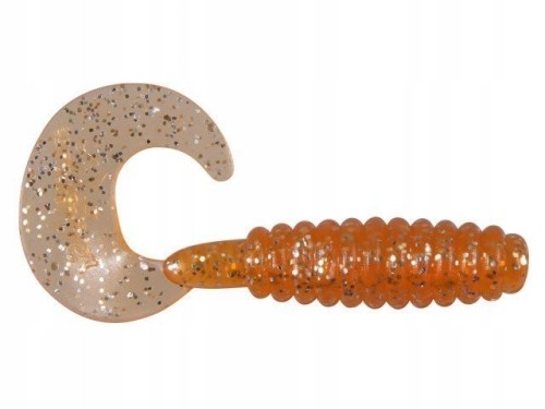 GUMA DRAGON TWISTER V-LURES JUMPER CARROT SILVER GLITTER 3,5CM