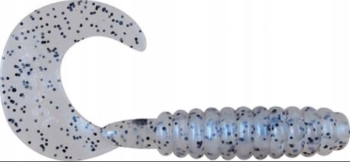 GUMA DRAGON TWISTER V-LURES JUMPER PEARL BS BLACK GLITTER 5CM