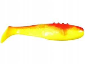 GUMA DRAGON RIPPER V-LURES RENOKILLER SUPER YELLOW ORANGE 6CM