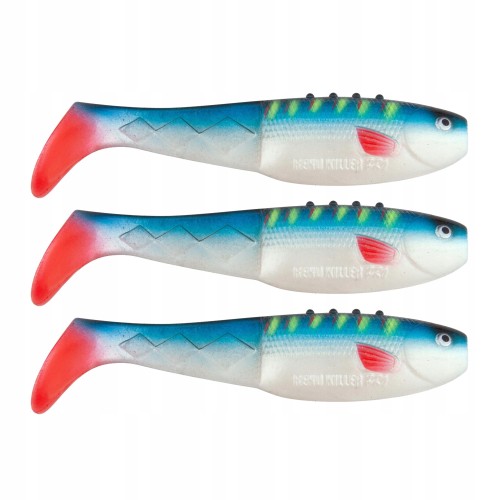 GUMA DRAGON RIPPER V-LURES RENOKILLER BLACK SCRATCHED FISH 12,5CM