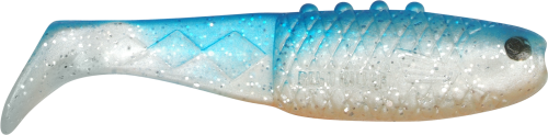 GUMA DRAGON RENO KILLER 10CM PEARBLUE SILVER GLITTER/ORANGE