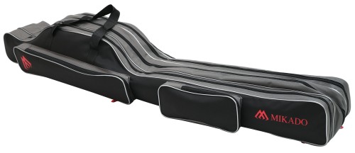 POKROWIEC MIKADO NA WĘDKI 3 KOMORY 120CM CZARNY