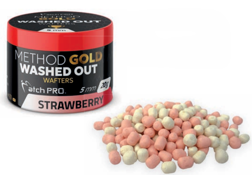 WAFTERS MATCH PRO METHOD GOLD WASHED OUT 8MM 20G STRAWBERRY