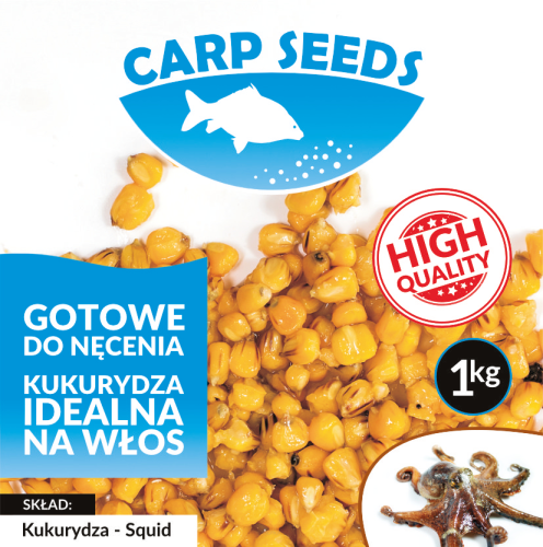 KUKURYDZA NATURALNA CARP SEEDS 1KG SQUID