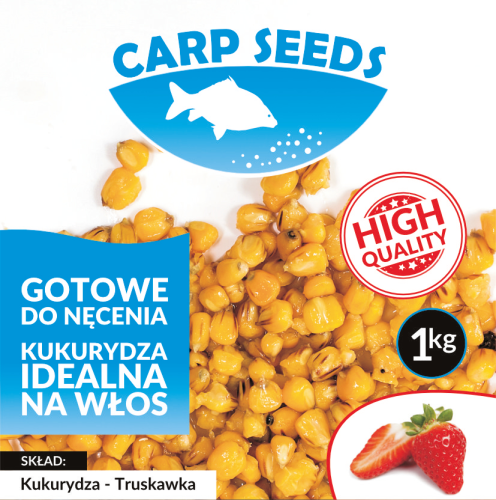 KUKURYDZA CARP SEEDS 1KG TRUSKAWKA