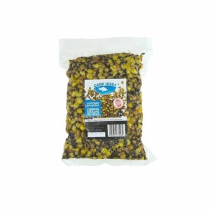 MIX CARP SEEDS ORZECH TYGRYSI KONOPIE KUKURYDZA PSZENICA 1KG