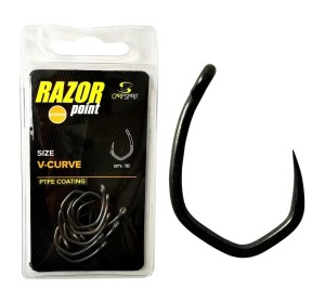 HAKI CARPSPIRIT RAZOR POINT V-CURVE #4 BARBLESS