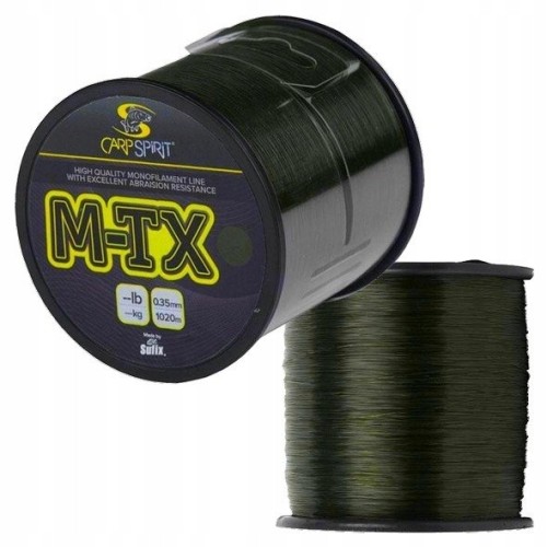 ŻYŁKA CARP SPIRIT M-TX GREEN 15,5LB - 0.30MM - 1410M