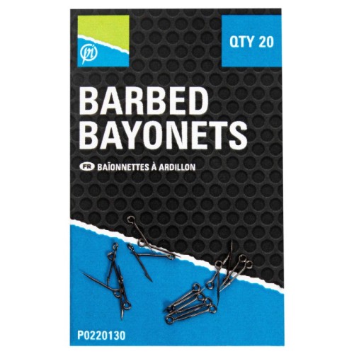 IGŁA PRESTON BARBED BAYONETS 20 SZT