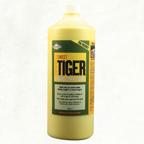 LIQUID DYNAMITE BAITS CARP FOOD SWEET TIGER 1L