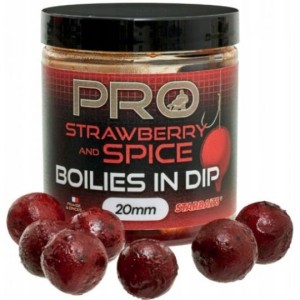 KULKI STARBAITS STRAWBERRY SPICE W DIPIE 20MM 150G W DIPIE