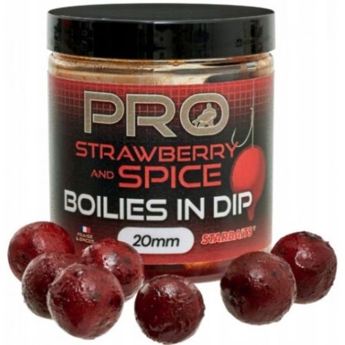 KULKI STARBAITS STRAWBERRY SPICE W DIPIE 20MM 150G W DIPIE