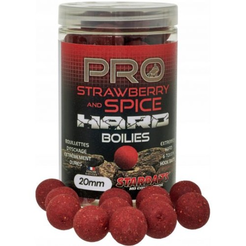 KULKI STARBAITS HARD STRAWBERRY SPICE 20MM 200G