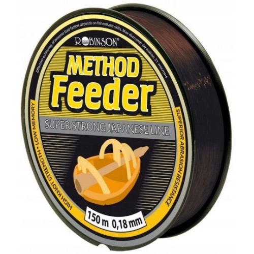 ŻYŁKA ROBINSON METHOD FEEDER 0,200MM 150M CIEMNOBRĄZOWA