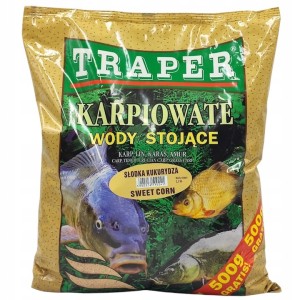 ZANĘTA TRAPER KARPIOWATE WODY STOJĄCE 2,5KG SWEET CORN