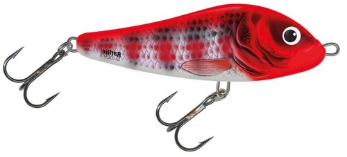 WOBLER SALMO RATTLIN SLIDER TONĄCY SUPERNATURAL HOLO RED HEAD STRIPER 11CM 47G