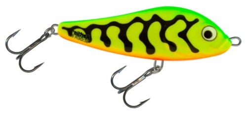 WOBLER SALMO RATTLIN SLIDER TONĄCY GREEN TIGER 11CM 47G