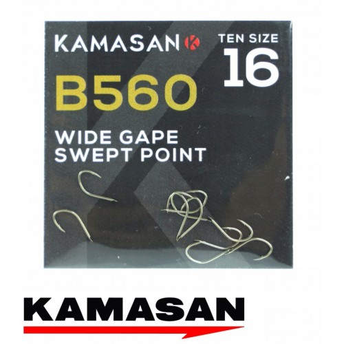 HACZYKI KAMASAN B560 WIDE GAPE SWEPT POINT #12