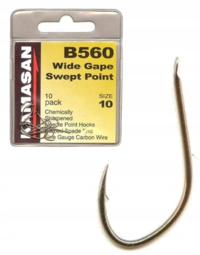 HACZYKI KAMASAN B560 WIDE GAPE SWEPT POINT #18 SZT10