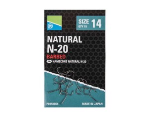 HACZYKI PRESTON N-20 BARBED SIZE 14 15SZT
