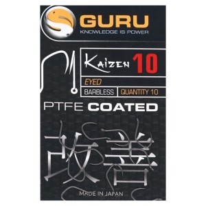 HACZYKI GURU KAIZEN HOOKS EYED BEZZADZIOROWE NR10 SZT10