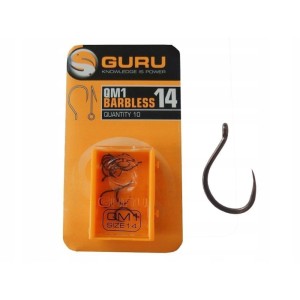 HACZYKI GURU QM1 HOOKS BEZZADZIOROWE NR12 SZT10