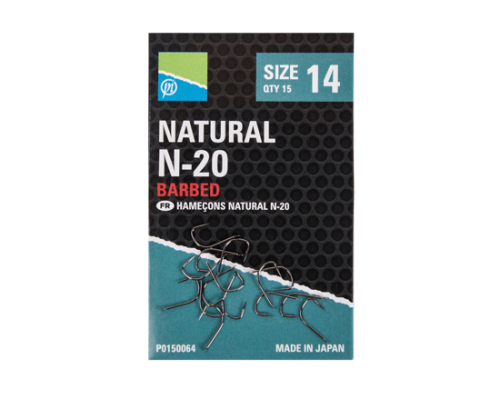 HACZYKI PRESTON N-20 BARBED SIZE 10 15SZT