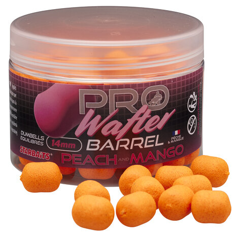 WAFFTERS STARBAITS PRO PEACH&MANGO BARREL 14MM 50G