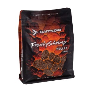 PELLET METHOD FEEDER BAITNOW FREAKY SHRIMP 2MM 800g - op.1szt.