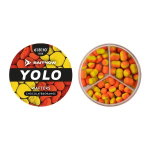 WAFTERS METHOD FEEDER BAITNOW YOLO ORANGE&YELLOW CHOCOLATE-ORANGE ROZ.6/8/10 24g - op.1szt.