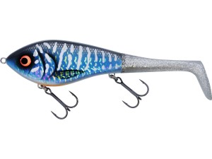 WOBLER WESTIN SWIM TAIL 12CM 68G SINKING LAGOON PIKE 1 BODY 2 TAILS