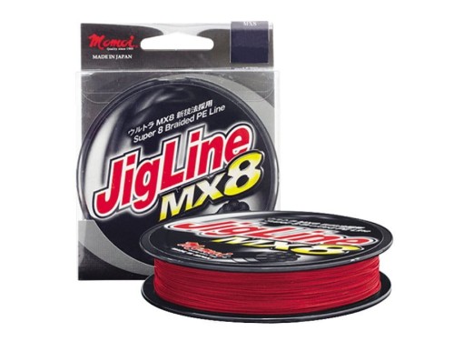 PLECIONKA MOMOI JIGLINE MX8 0,12 MM RED 300M 7 KG