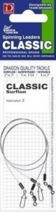 PRZYPON DRAGON 1X7 SURFLON 9KG CLASSIC 35CM 2SZT/OPAK