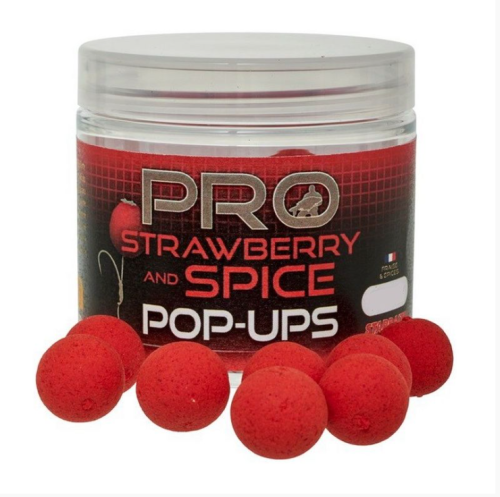 POP-UP STARBAITS PRO STRAWBERRY AND SPICE 12MM 50G