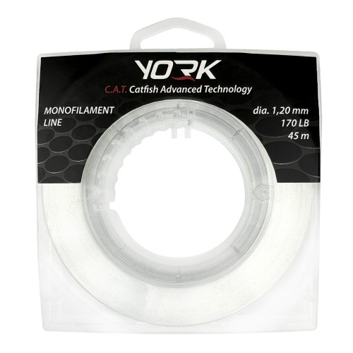 ŻYŁKA PRZYPONOWA YORK C.A.T MONO 170LB 45M