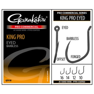 HACZYKI GAMAKATSU PRO-C KING PRO EYED A1 PTFE BL #16