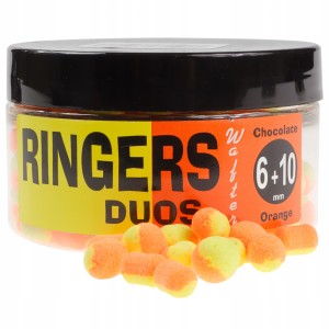 WAFTERS RINGERS DUOS CHOCOLATE ORANGE 6-10MM