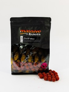 KULKI ZANĘTOWE MASSIVE BAITS SPECIAL BOILES SCARLETT ROBIN RED 18MM 1KG