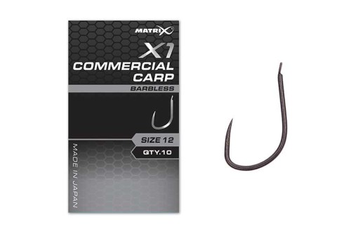 HACZYKI MATRIX X1 COMMERCIAL CARP BARBLESS #12