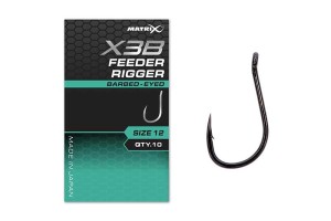HACZYKI MATRIX X3B FEEDER RIGGER BARBED EYED #16