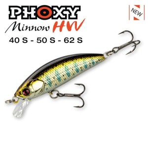 WOBLER SAKURA PHOXY MINNOW HW 50S 50MM 4.5G T13 CONTRAST TROUL