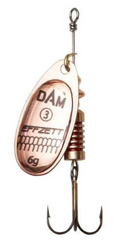 BŁYSTKA OBROTOWA DAM STANDARD SPINNER #4 10G SINKING COPPER