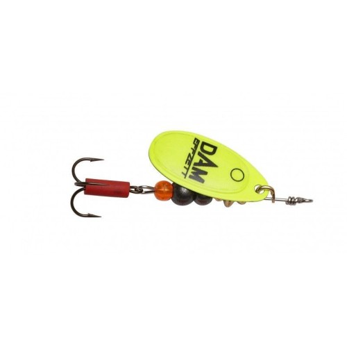 BŁYSTKA DAM EFFZET FLUO SPINNER #4 10G YELLOW