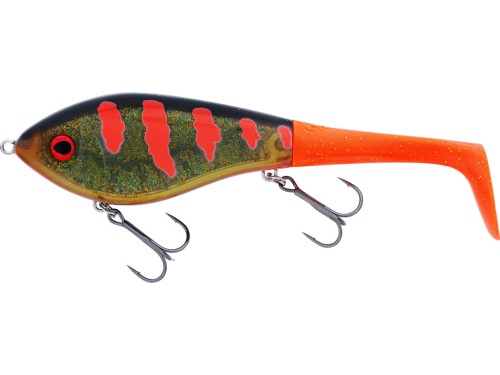 WOBLER WESTIN SWIM TAIL 10CM 40G SINKING 1 BODY 2 MOTOROIL BLOOD