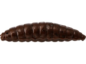 GUMA WESTIN MAGGOT 4,8CM 2,2G GARLIC/CHEESE FLOATING 8SZT DARK BROWN