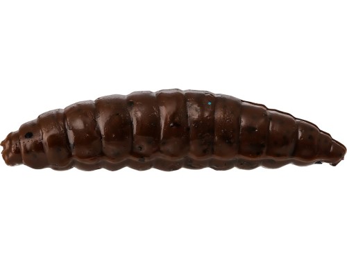 GUMA WESTIN MAGGOT 4,8CM 2,2G GARLIC/CHEESE FLOATING 8SZT DARK BROWN
