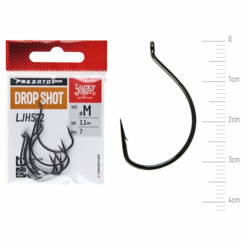 HAKI LUCKY JOHN DROP SHOT PREDATOR #M 1,1MM 7SZT