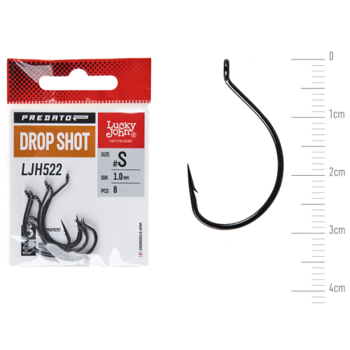HAKI LUCKY JOHN DROP SHOT PREDATOR #S 1,0MM 8SZT