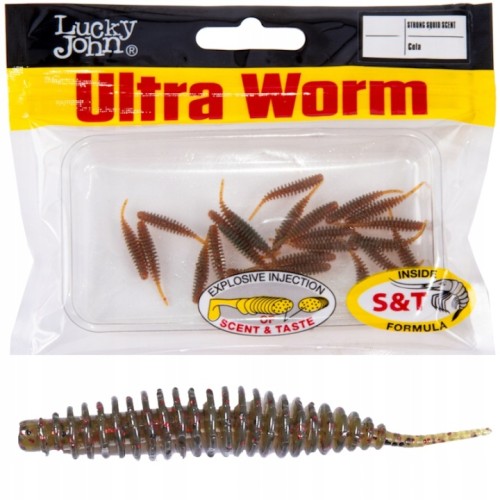GUMA LUCKY JOHN PRO SERIES SOFT LURE ULTRAWORM 2/5CM PA16 0P.9SZT