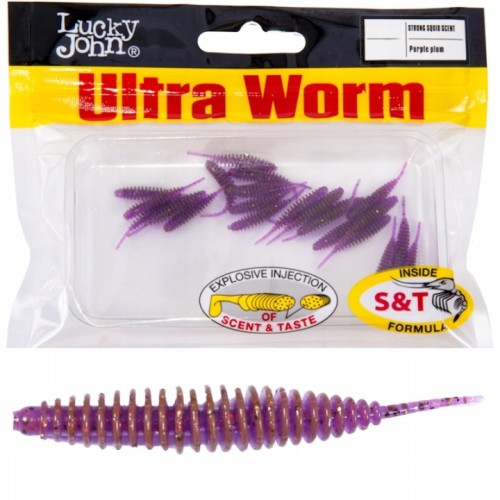 GUMA LUCKY JOHN PRO SERIES SOFT LURE ULTRAWORM 2/5CM S13 0P.9SZT